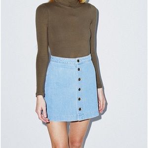American Apparel Denim Skirt